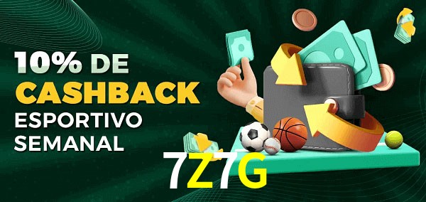 10% de bônus de cashback na 7Z7G